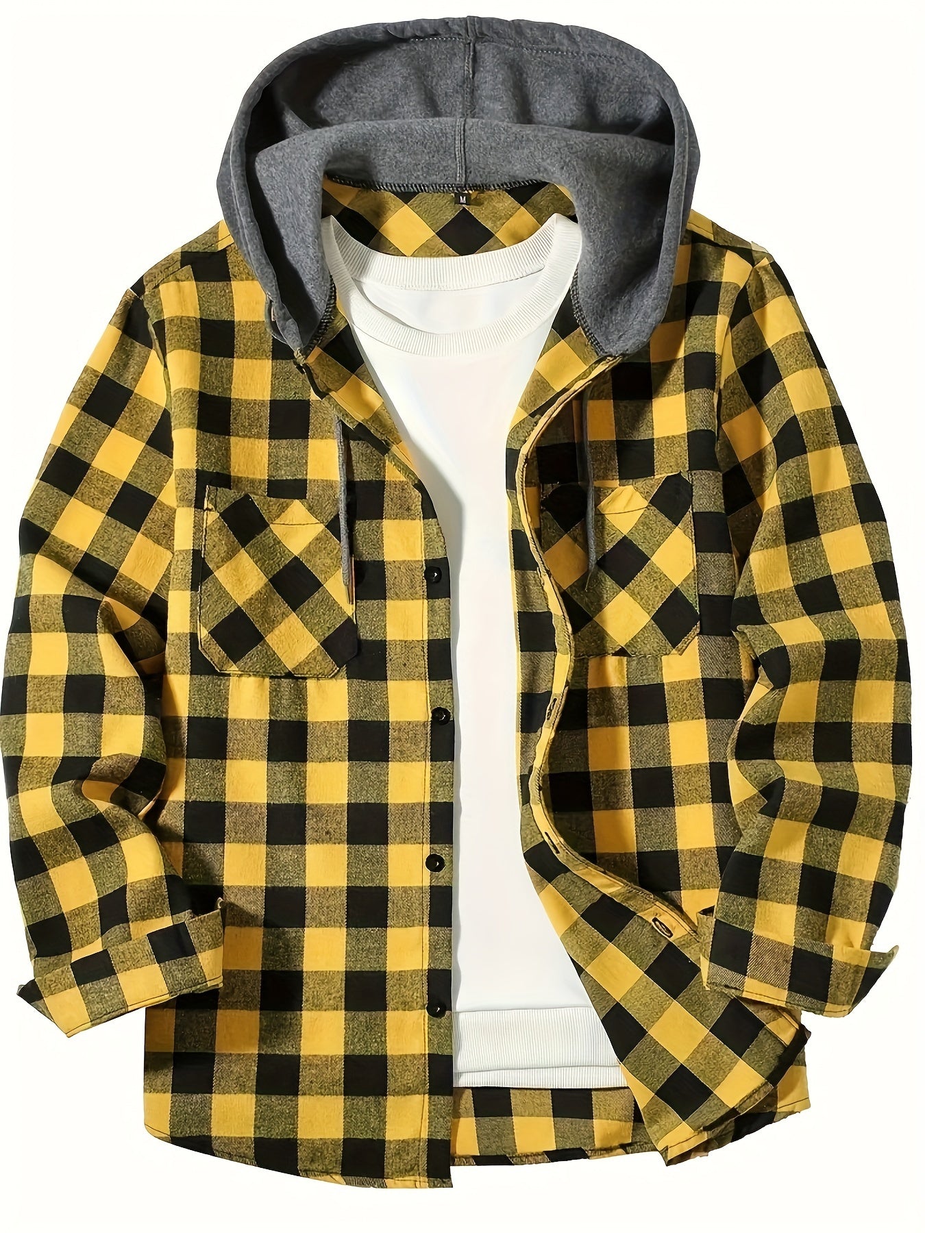 Rustic Ridge Flannel Hoodie