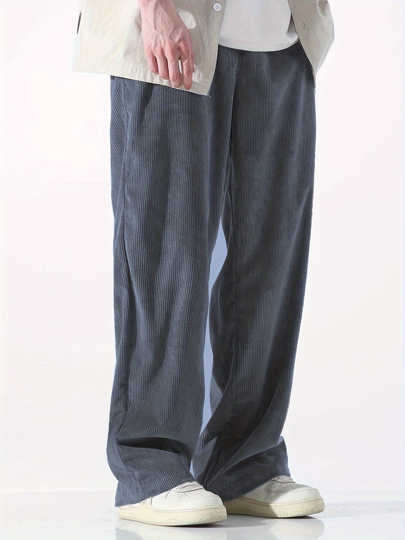 Urban Flow Loose Fit Corduroy Pants