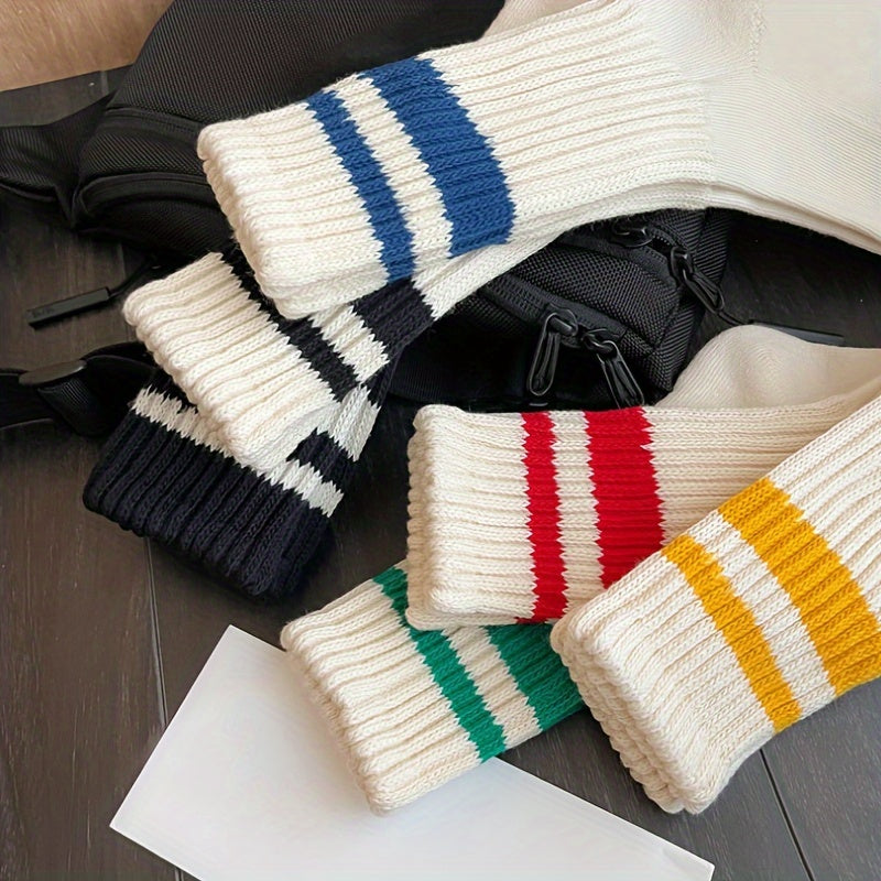 Varsity Striped Crew Socks