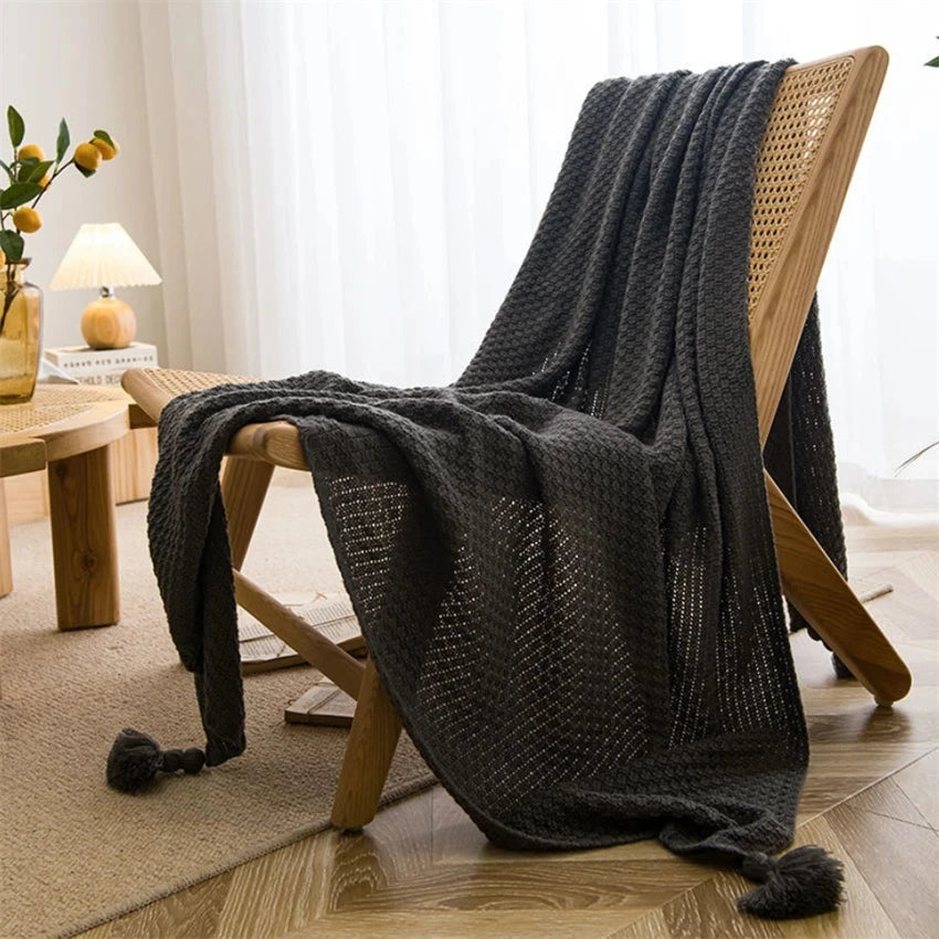 Hearthwoven Knit Blanket