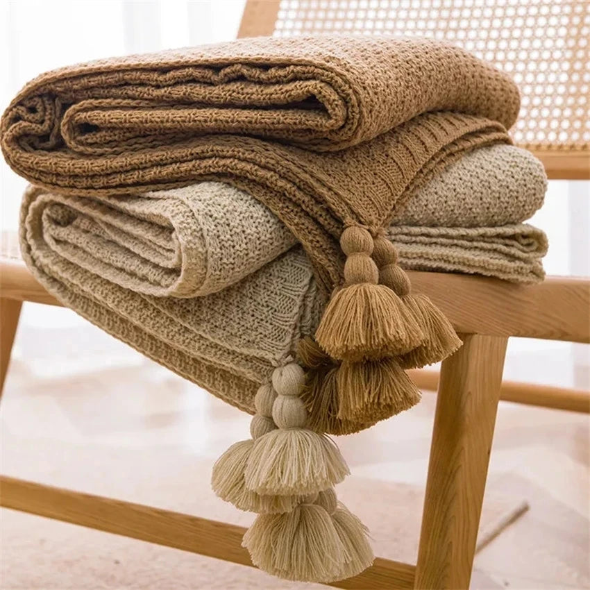 Hearthwoven Knit Blanket