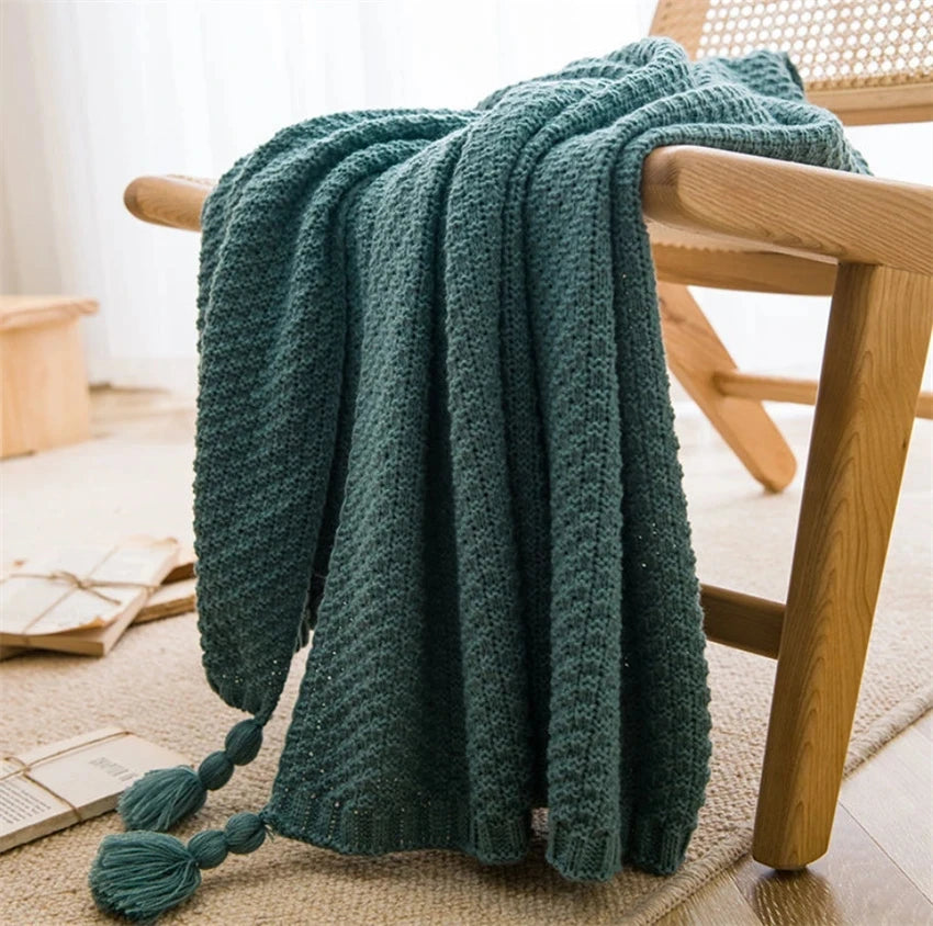 Hearthwoven Knit Blanket