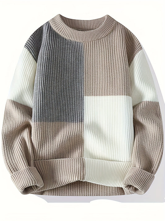 Avery Color Block Sweater