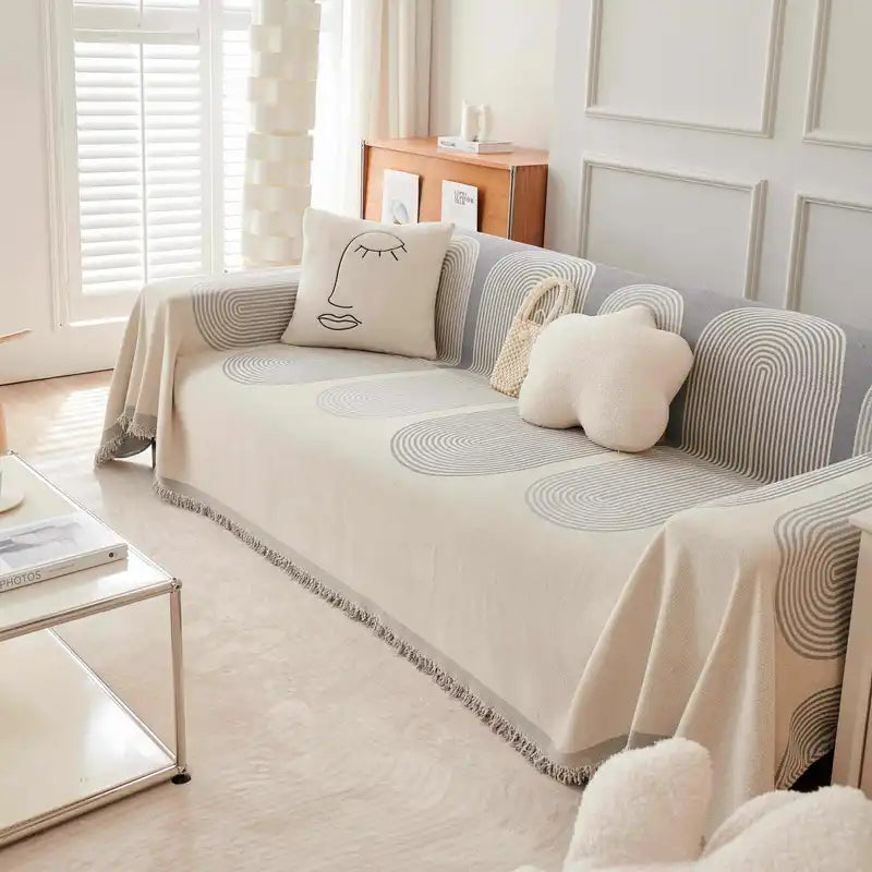 Tranquil Threads Bohemian Sofa Throw