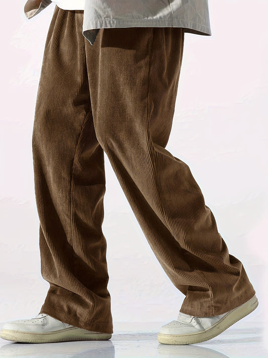 Urban Flow Loose Fit Corduroy Pants