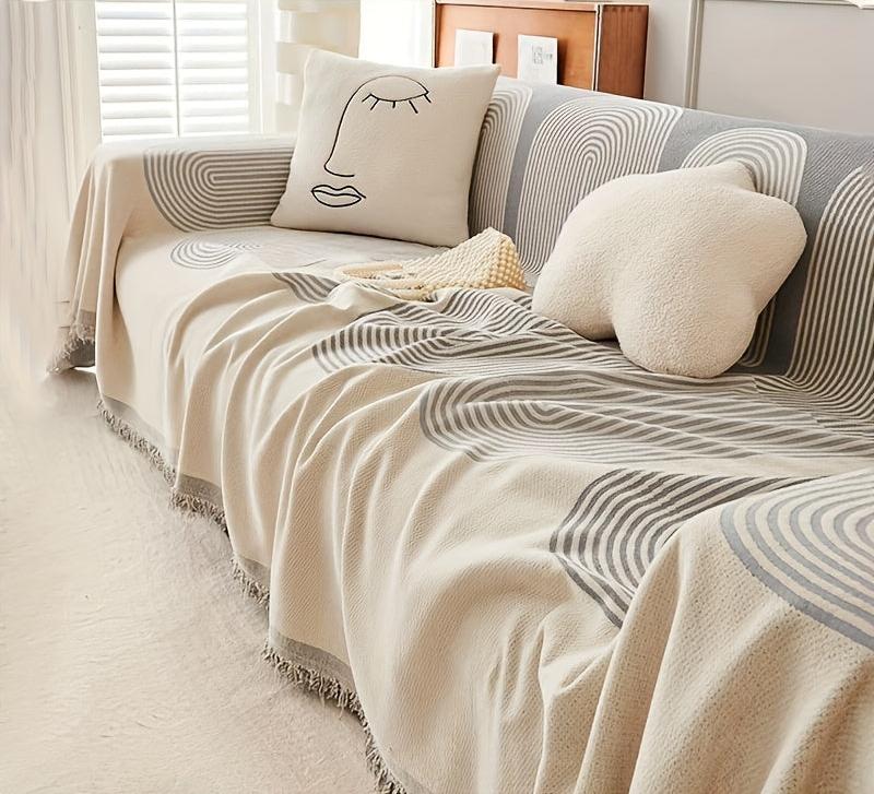Tranquil Threads Bohemian Sofa Throw