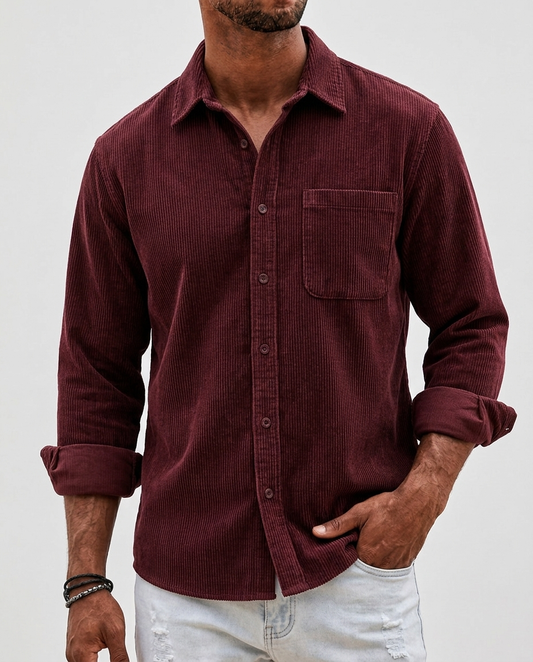 Midwest Corduroy — Red | Hudson & Wells