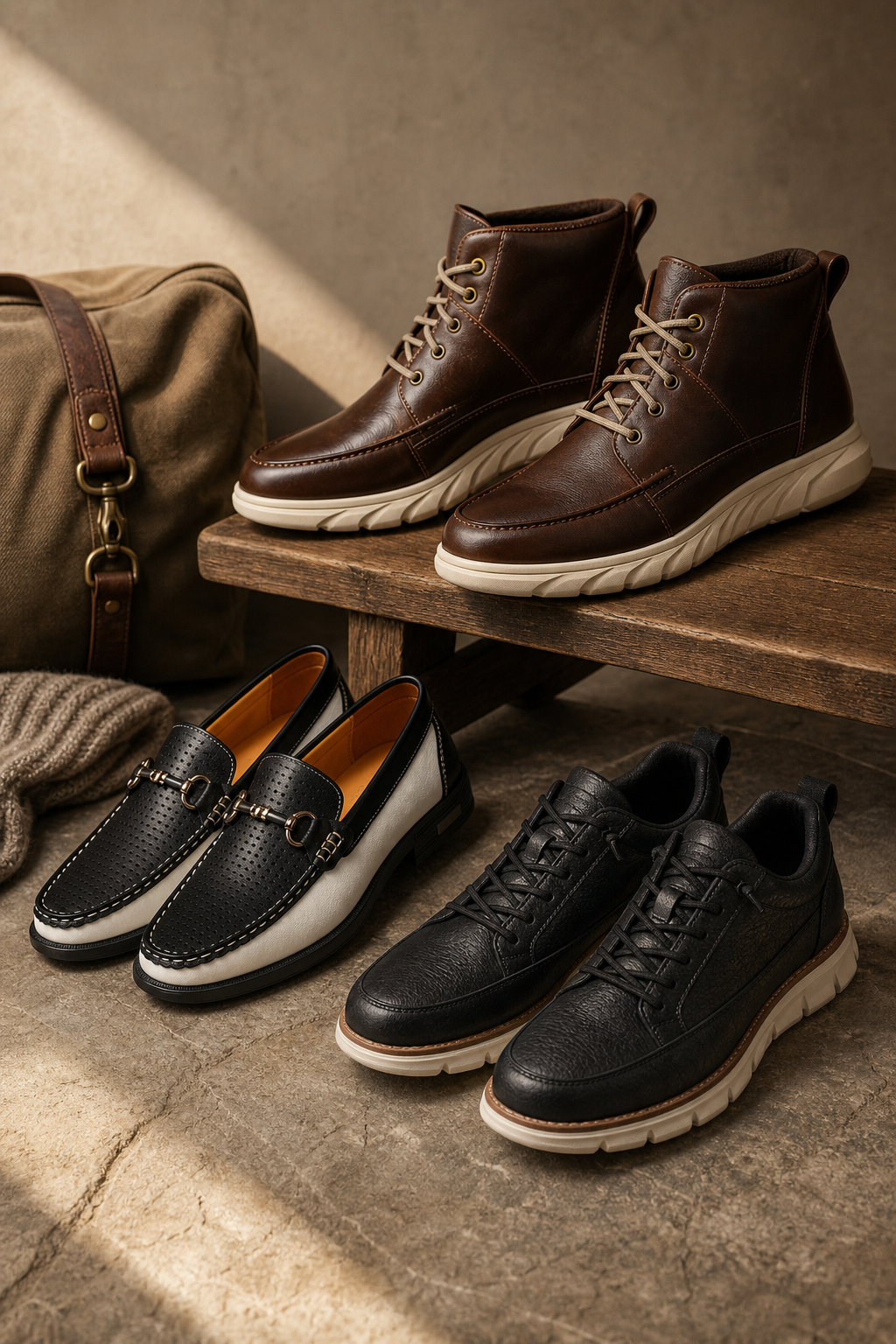 Hudson & Wells men's footwear collection