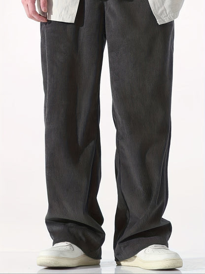 Urban Flow Loose Fit Corduroy Pants