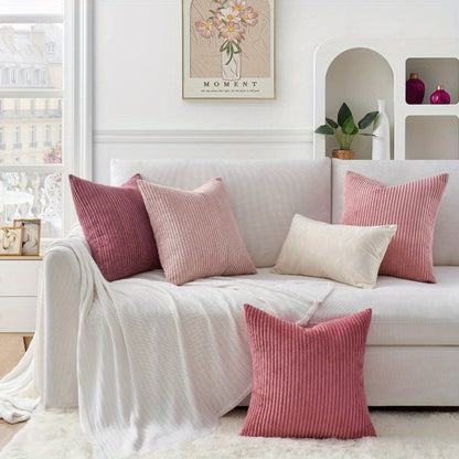 Velvet Hues Corduroy Pillow Covers