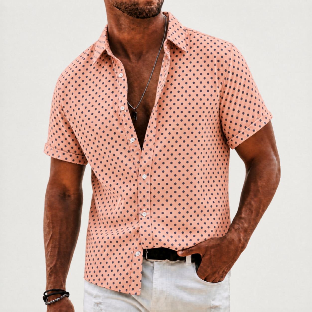 Downtown Dot Button Up