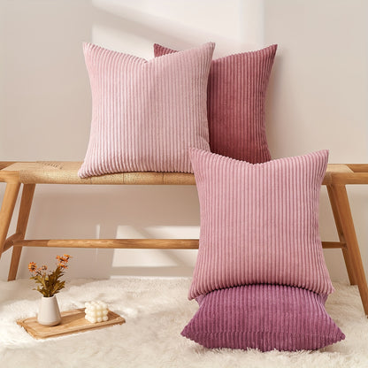 Velvet Hues Corduroy Pillow Covers