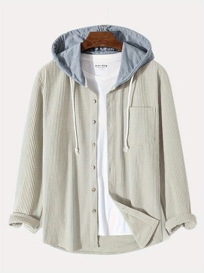 Coastal Breeze Waffle Hoodie
