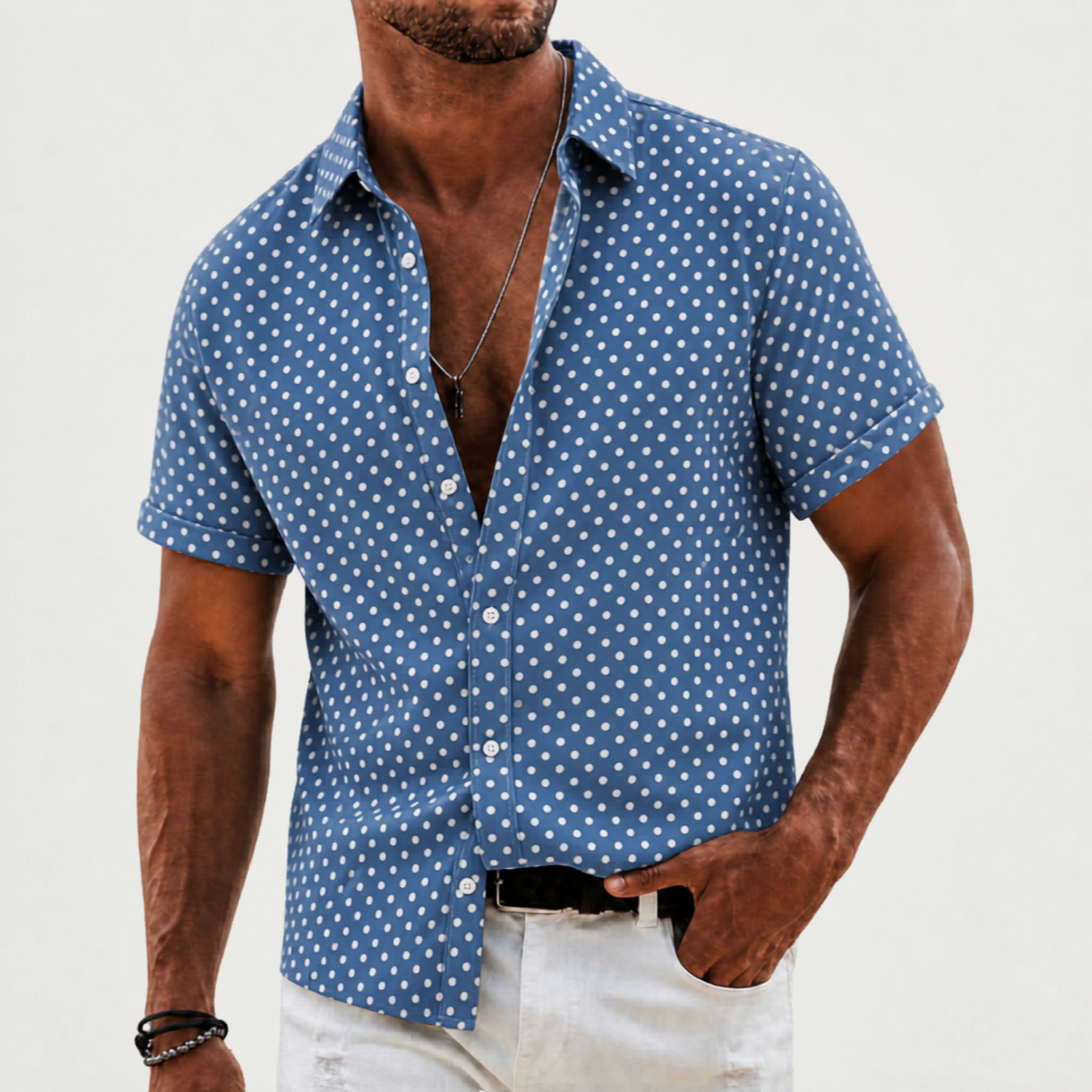 Downtown Dot Button Up