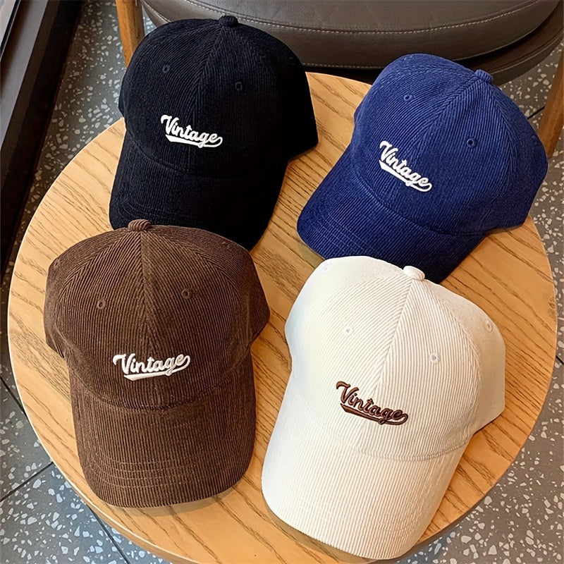 "Vintage" Corduroy Ballcap