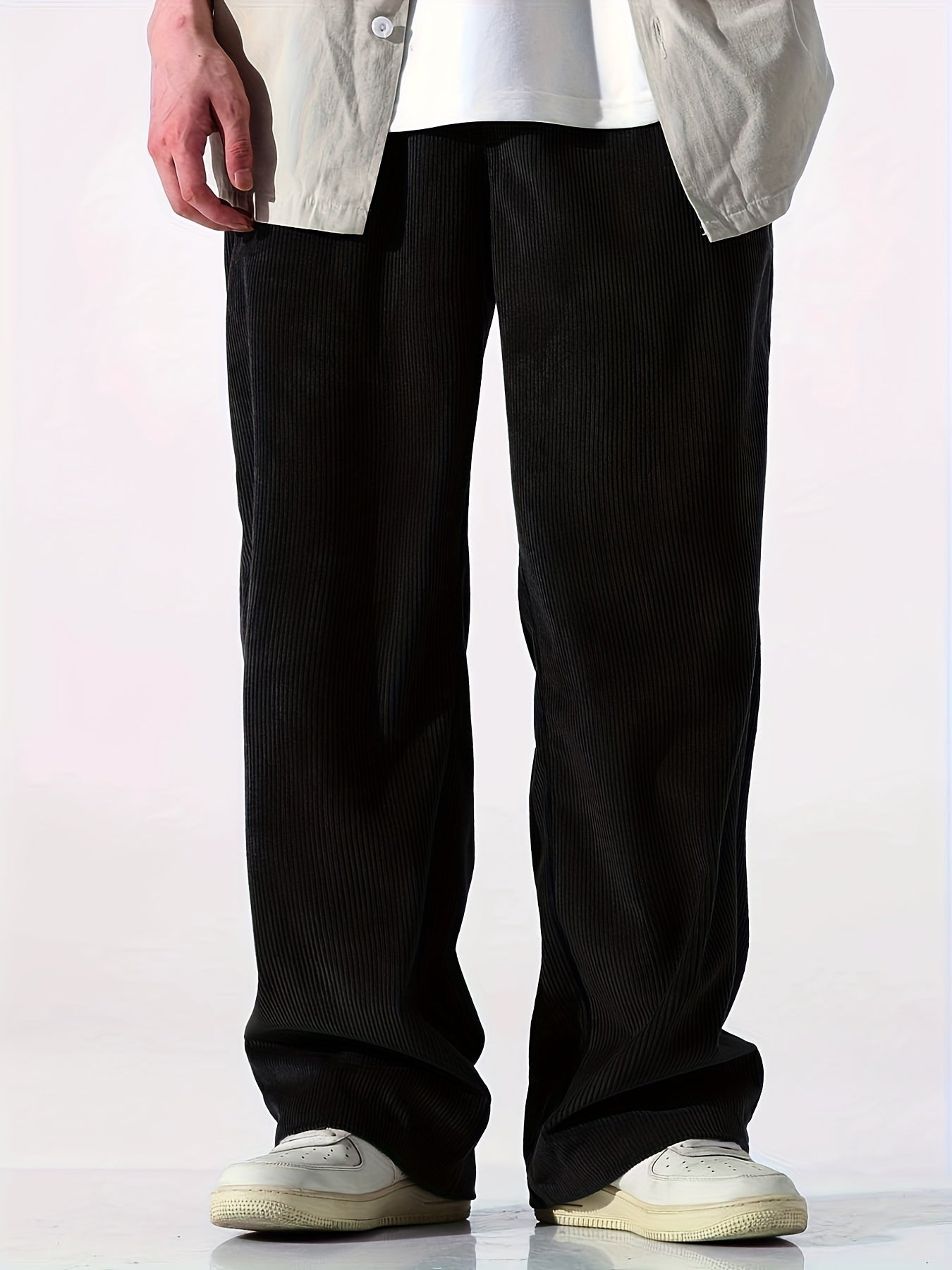 Urban Flow Loose Fit Corduroy Pants