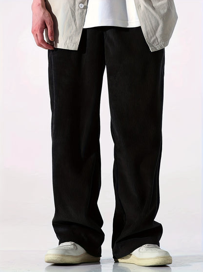 Urban Flow Loose Fit Corduroy Pants