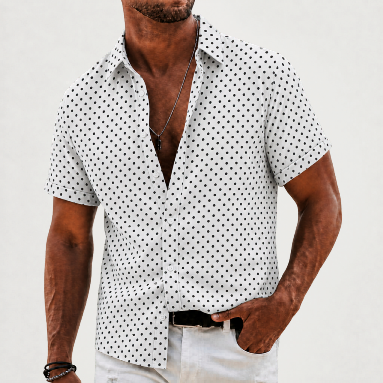 Downtown Dot Button Up