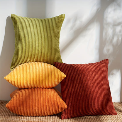 Velvet Hues Corduroy Pillow Covers
