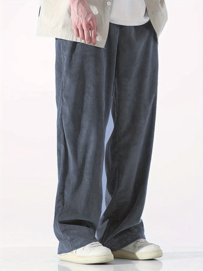 Urban Flow Loose Fit Corduroy Pants