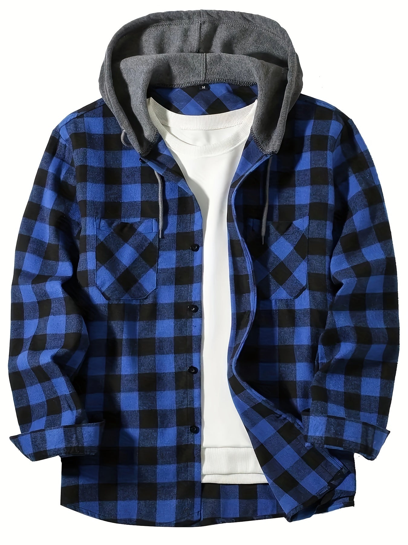 Rustic Ridge Flannel Hoodie