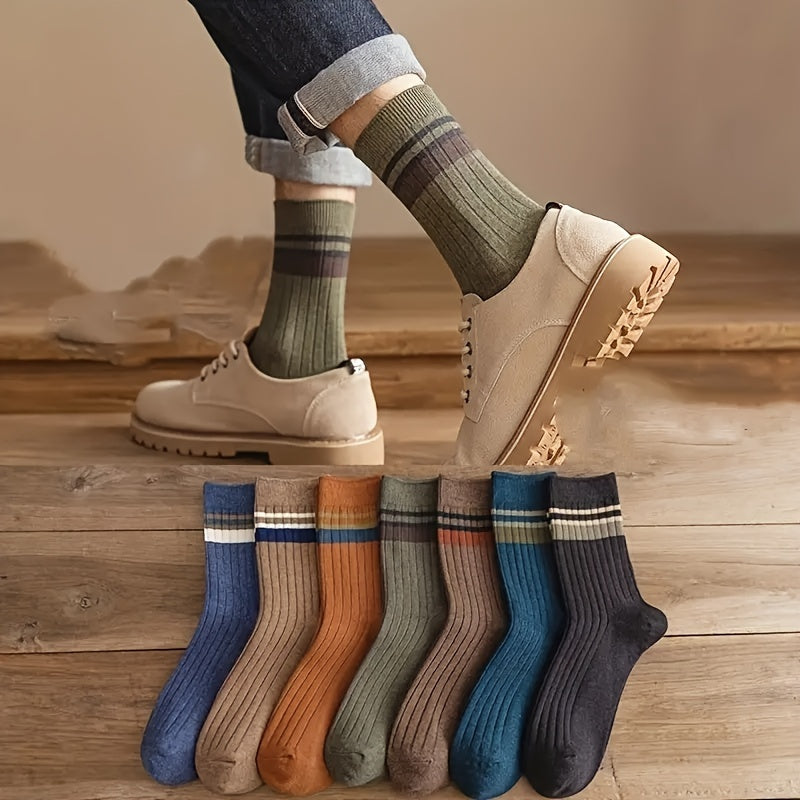 Vintage Stride Crew Socks