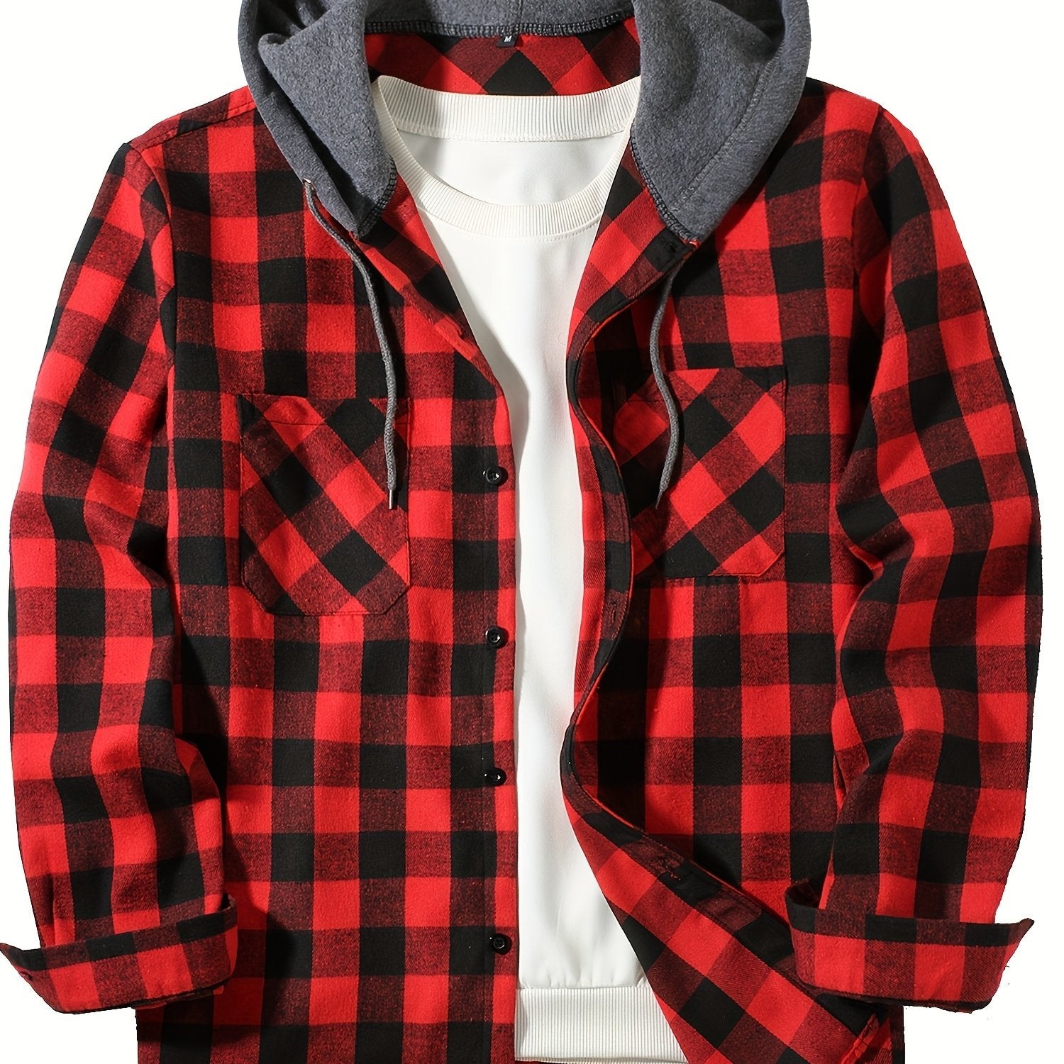 Rustic Ridge Flannel Hoodie