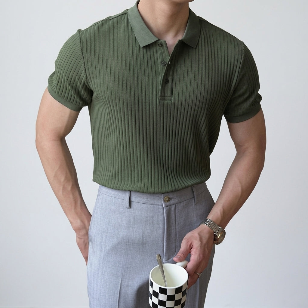 Mason Ribbed Polo