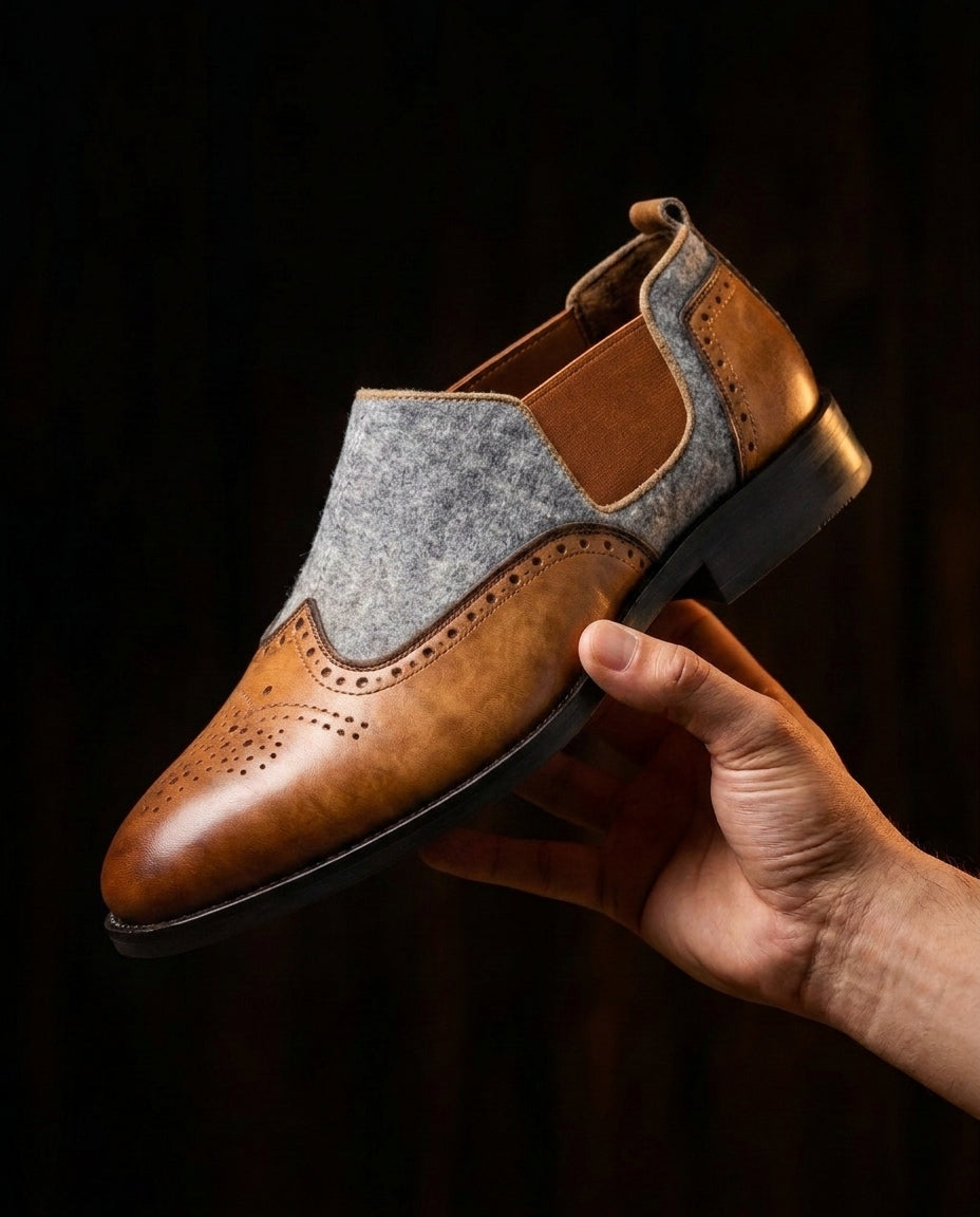 Whitmore Slip-On held in hand