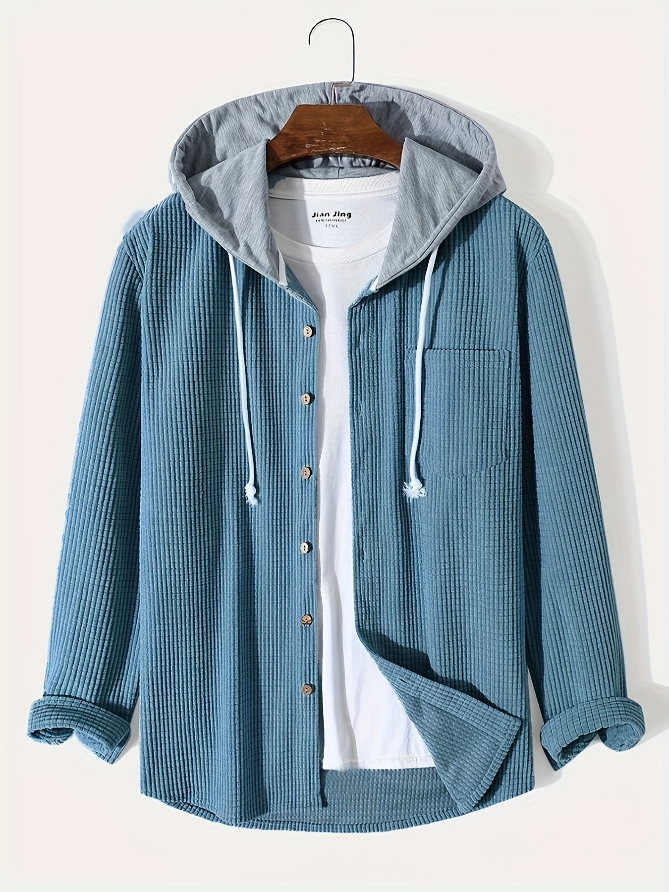 Coastal Breeze Waffle Hoodie