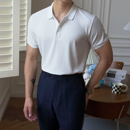 Mason Ribbed Polo