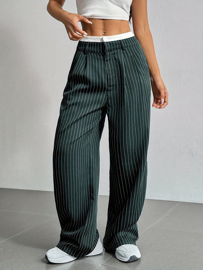 Ella Pinstripe Pants