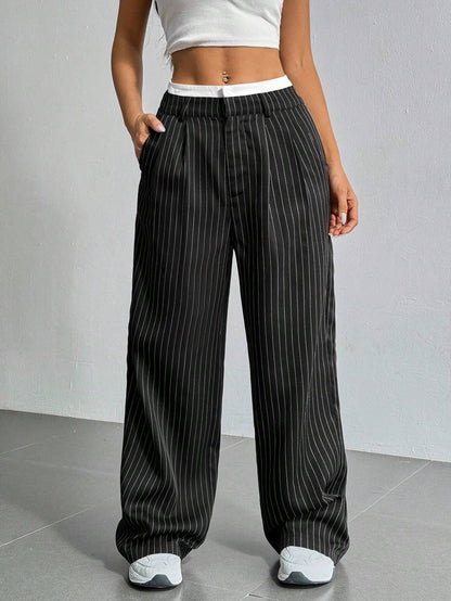 Ella Pinstripe Pants