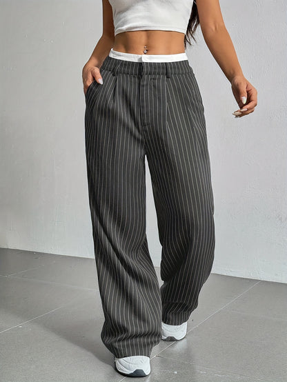 Ella Pinstripe Pants