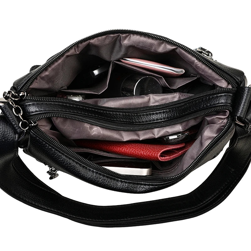 Lena Woven Shoulder Bag