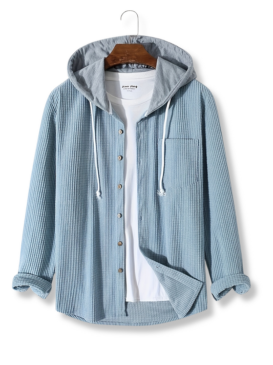 Coastal Breeze Waffle Hoodie