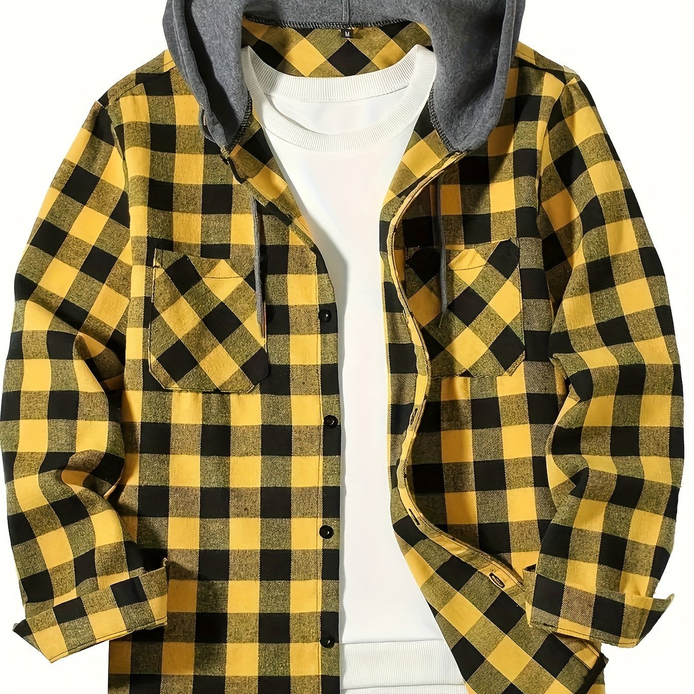 Rustic Ridge Flannel Hoodie