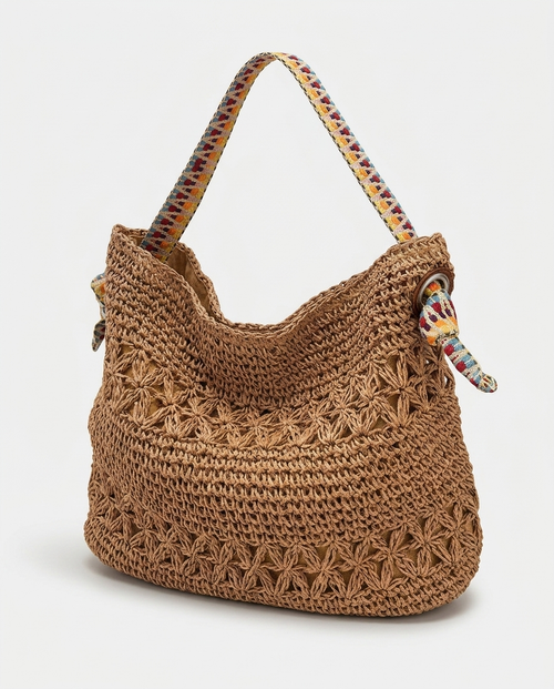 Amalfi Woven Hobo Bag