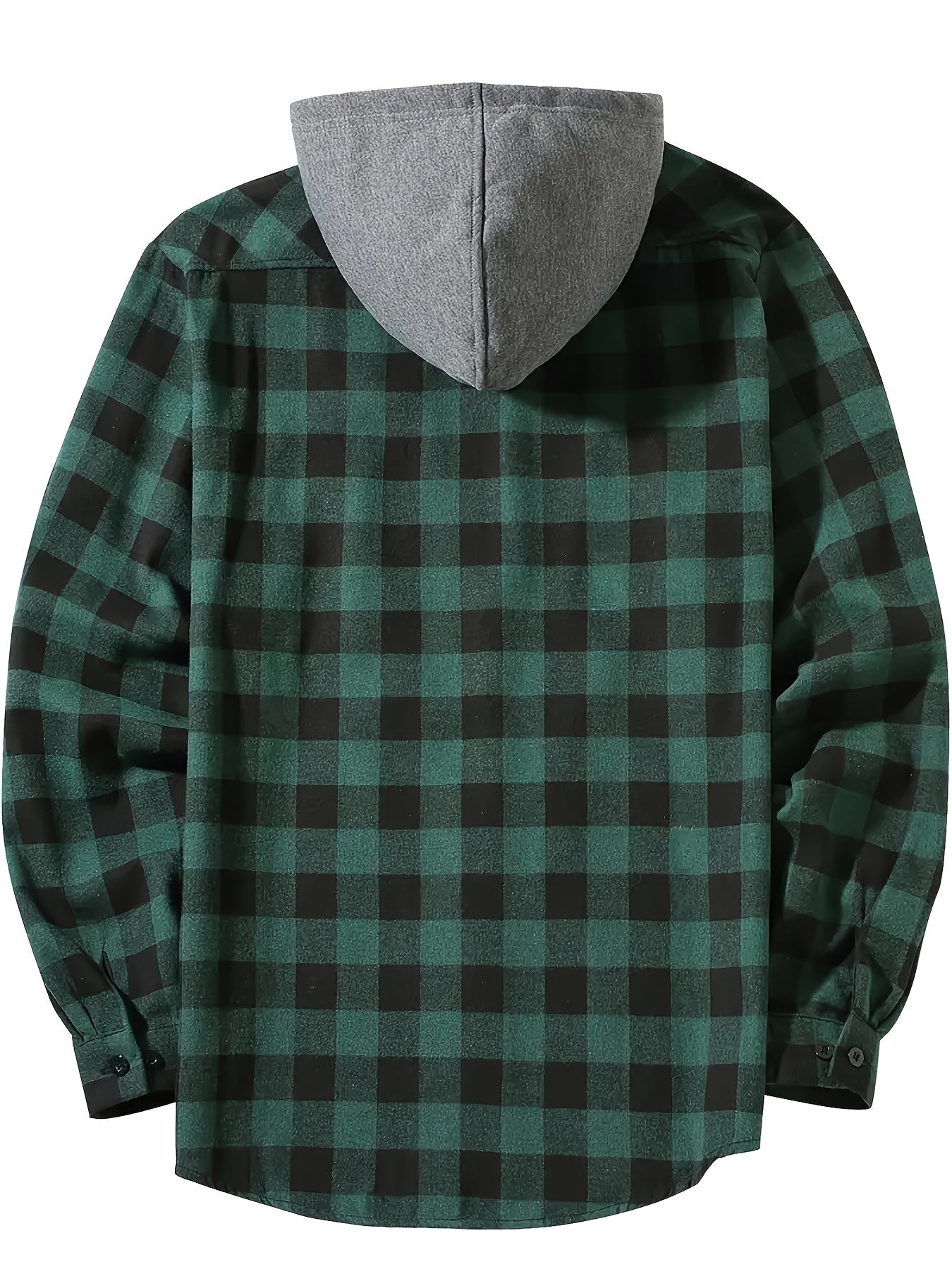 Rustic Ridge Flannel Hoodie