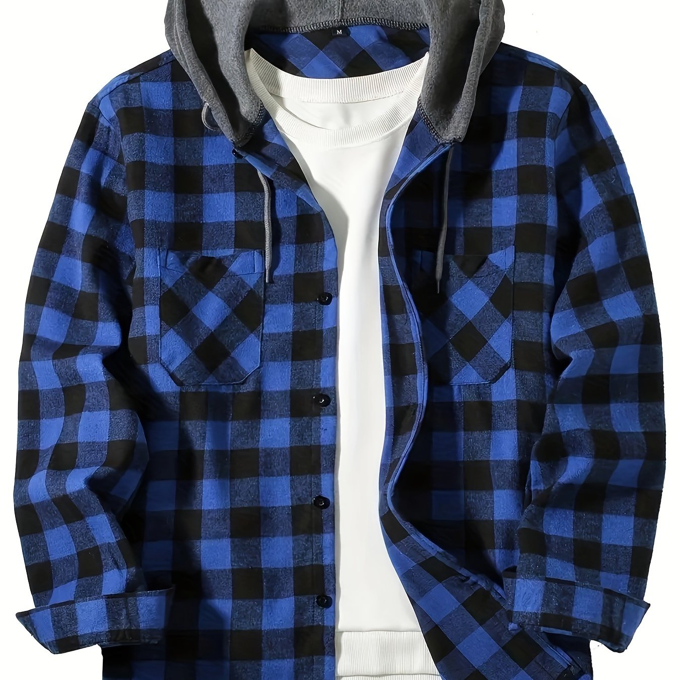 Rustic Ridge Flannel Hoodie