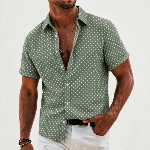 Downtown Dot Button Up