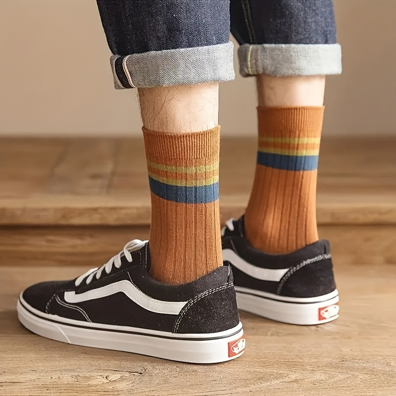 Vintage Stride Crew Socks