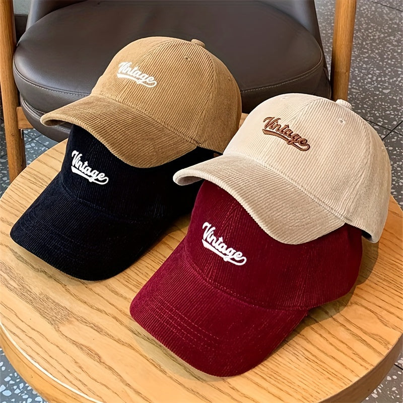 "Vintage" Corduroy Ballcap