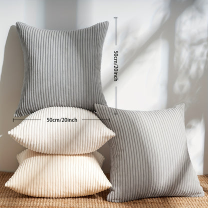 Velvet Hues Corduroy Pillow Covers