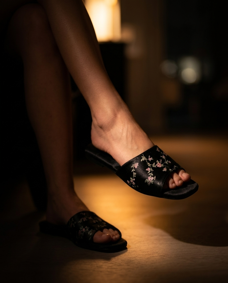 Hayes Brocade Slide