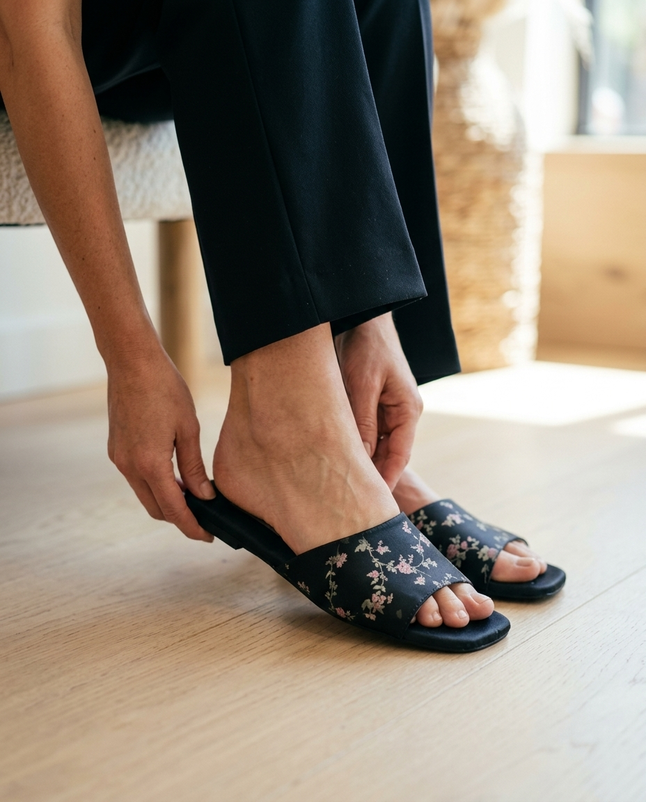 Hayes Brocade Slide