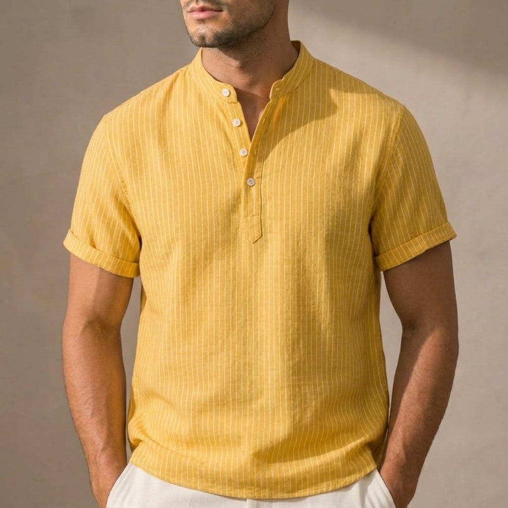 Hudson & Wells Langston Button-Up Reference A variant image - Honey corrected
