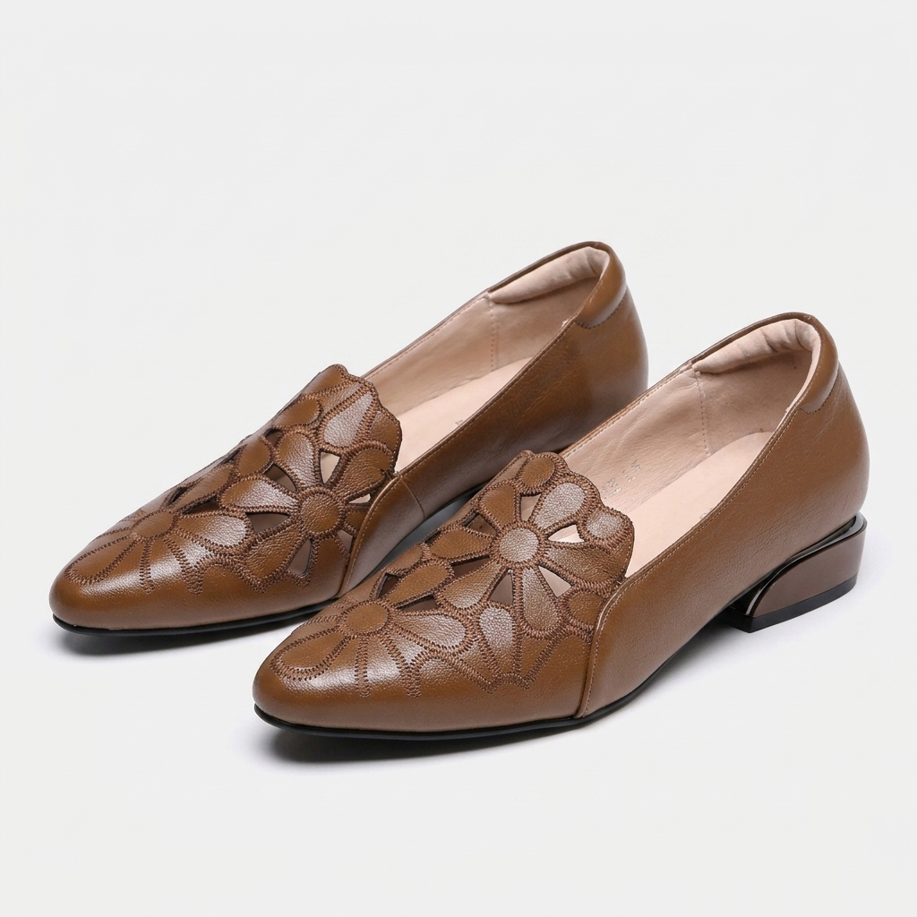 Bennett Floral-Cutout Loafer | Hudson & Wells