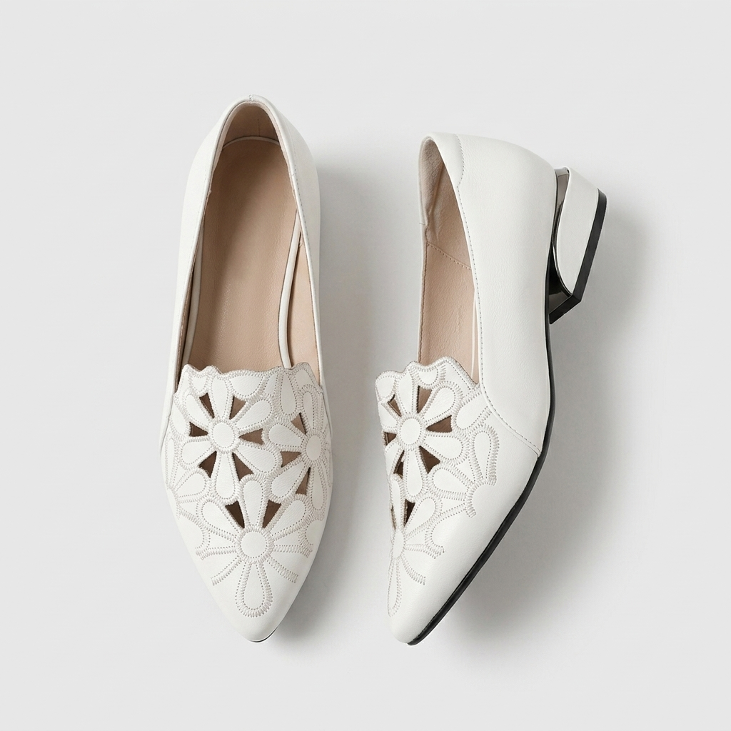 Bennett Floral-Cutout Loafer | Hudson & Wells