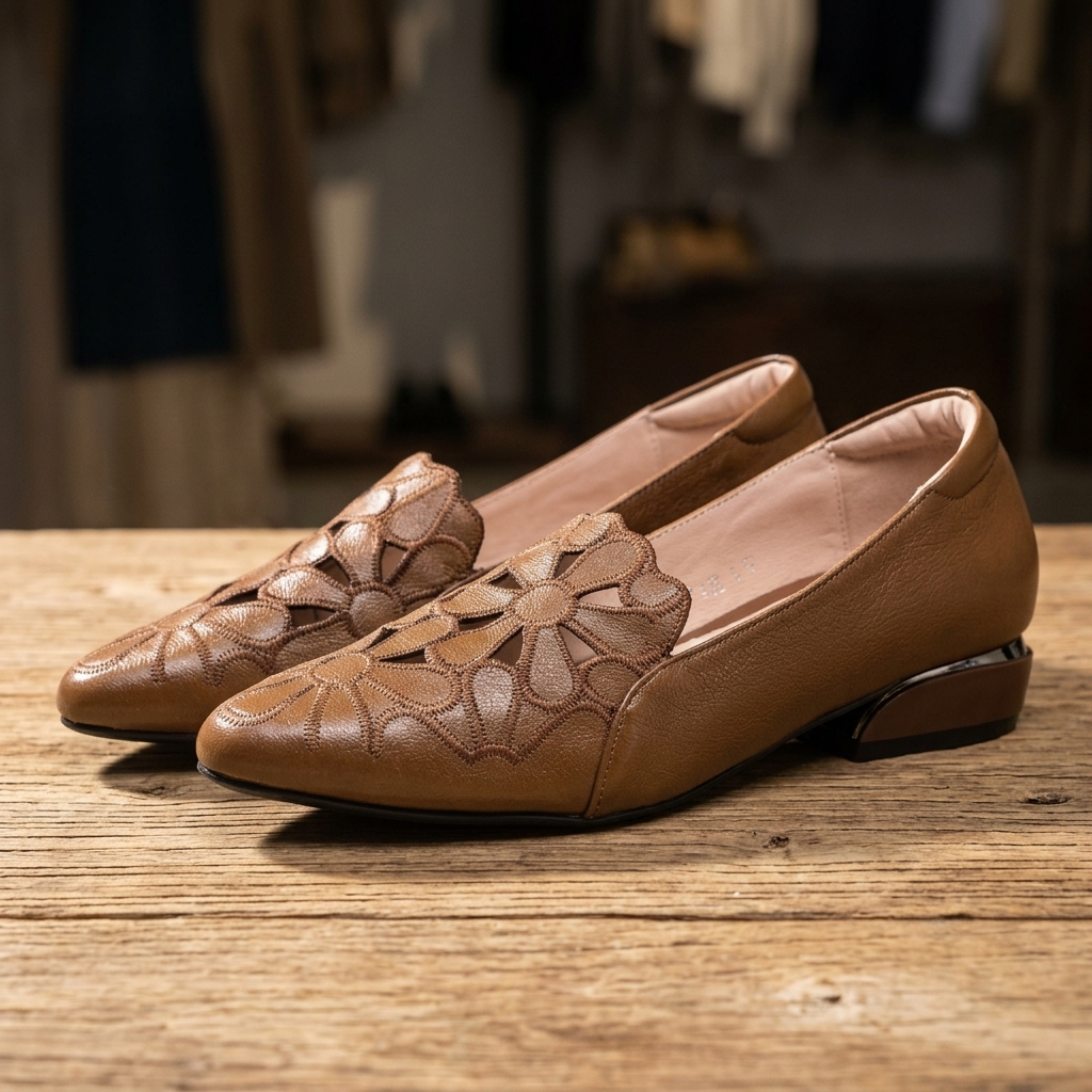 Bennett Floral-Cutout Loafer | Hudson & Wells